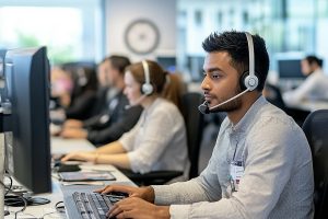 Busy Call Center Operation
